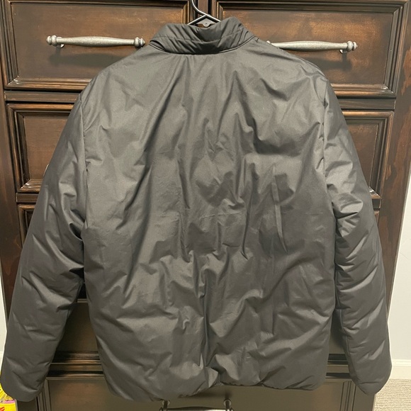 Winter Jacket. Barbour International throttle baffle quilt FIBREDOWN insulation. - Picture 4 of 7